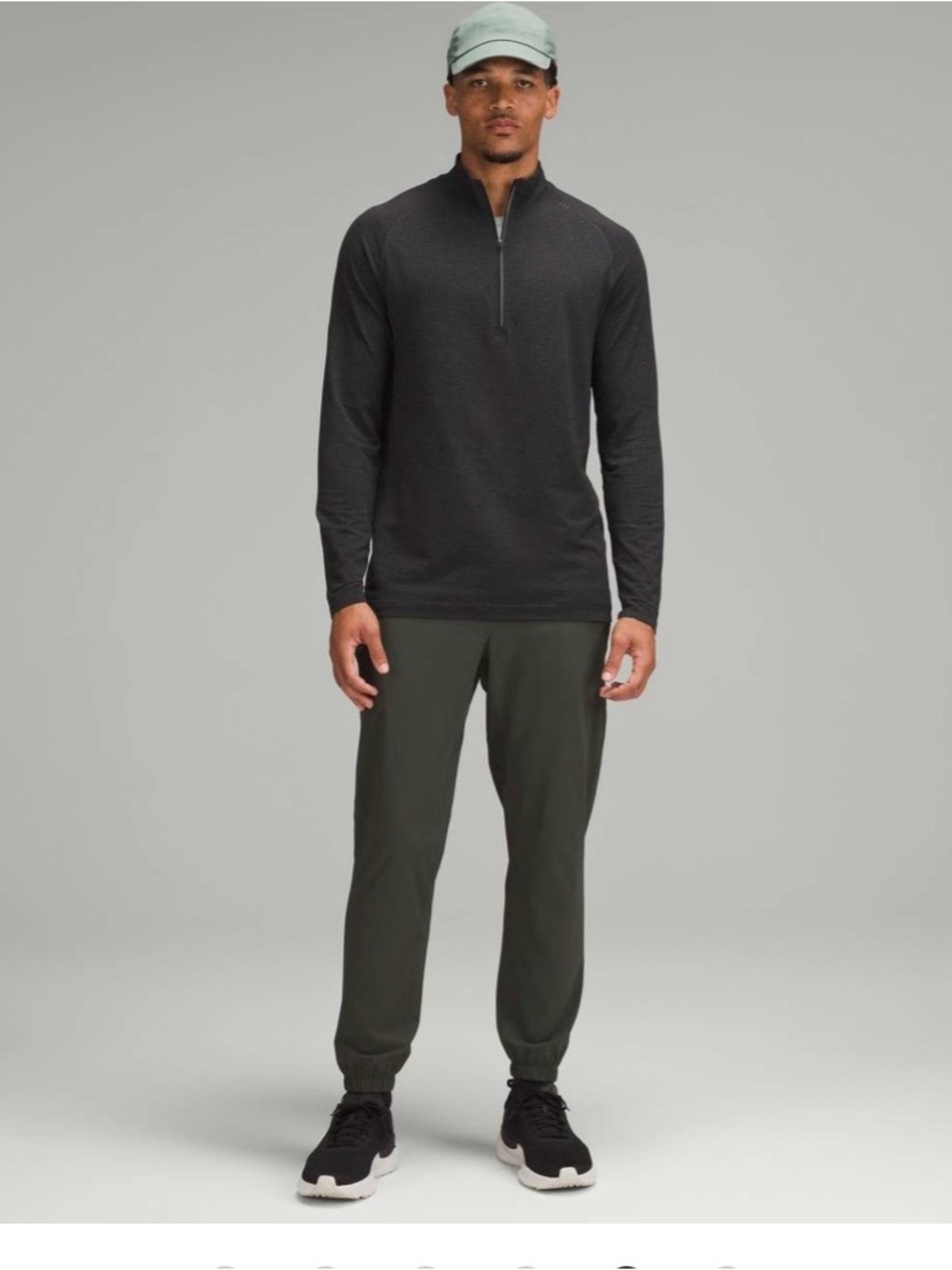 Lululemon Metal Vent Tech Half Zip
Graphite Grey / Black Size Large
